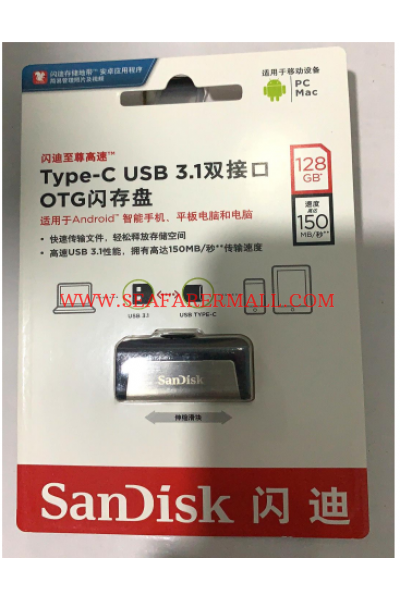 Sandisk 128GB  Type - C OTG High Quality USB